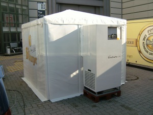 Fridge Tent: pop-up refrigeration